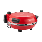 Pitsaahi, kaks kütteelementi, punane – TEESA SUPREME FUN, 1200W, 420 °C