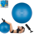 Rehabilitatsioonivõimlemispall käsipumbaga, sinine Rebel Active 55 cm