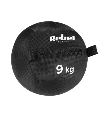 Meditsiinipall fitnessi- ja taastusravitreeninguteks REBEL ACTIVE 9 kg