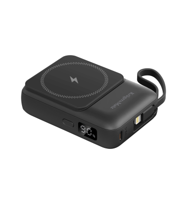 Induktiivne magnetiline akupank Kruger&Matz Mag Safe must KM0913 10000 mAh