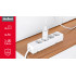 Pikendusjuhe 4 prantsuse tüüpi pesaga ilma lülitita Rebel valge 3 m (3x1,5 mm²)