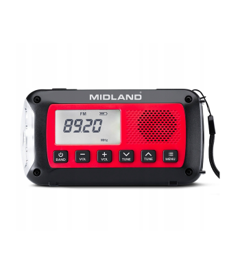 Hädaabiraadio koos akuga 2600mAh Midland ER100