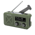 Kaasaskantav päikeseenergial töötav hädaolukorra SOS-raadio, powerbank, taskulamp, dünamo Kruger&Matz, 2000mAh