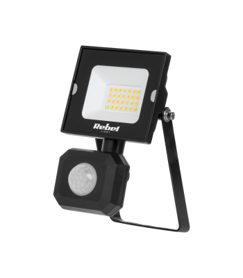 Rebel LED-prožektor hämarus- ja liikumisanduriga – 20 W, 6500 K, 230 V
