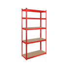 Metallist laoriiul Rebel, punane, 180x90x40