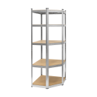 Nurgeline metallist laoriiul Rebel RB-1254, hõbedane, 180 x 40 x 70 cm