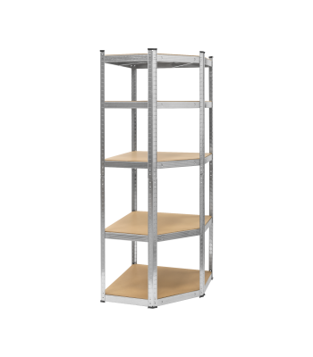 Nurgeline metallist laoriiul Rebel RB-1254, hõbedane, 180 x 40 x 70 cm