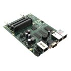 Ruuteriplaat RouterOS L4, 300MHz, 64MB RAM, 3x LAN, 3x mPCI, RB433