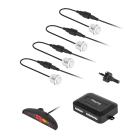 Peiying auto tagumised parkimisandurid LED-ekraaniga, valged