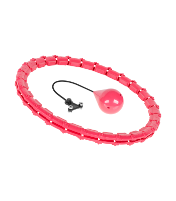 Smart Hula Hop kaaluga massaažihularõngas nupukestega Rebel Active, roosa, 50 cm