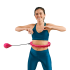 Smart Hula Hop kaaluga massaažihularõngas nupukestega Rebel Active, roosa, 50 cm