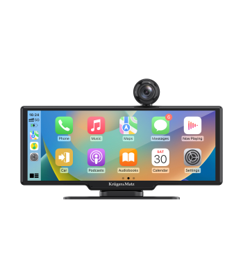 Multimeediakeskus Android Auto ja Apple CarPlay koos DVR-i ja tagurduskaameraga Kruger&Matz 10″
