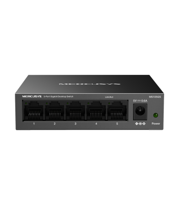 5-pordiline Gigabit-võrgulüliti Mercusys RJ45 10/100/1000 Mbps, MS105GS