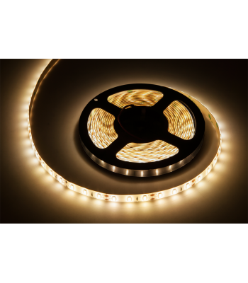 Rebel LED-riba, soe valge, veekindel, 12V, 5m (300x5630)