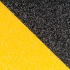 Libisemisvastane teip, must-kollane REBEL 0,75 mm x 50 mm x 5 m