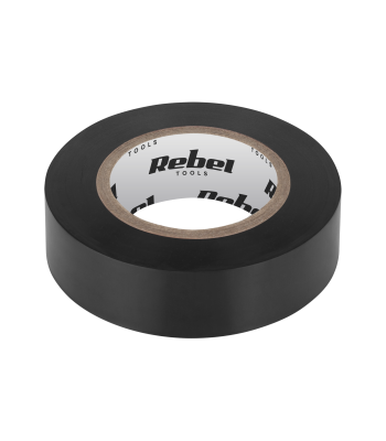 Isoleeriv kleeplint REBEL, must, 0,13 mm x 19 mm x 10 yd