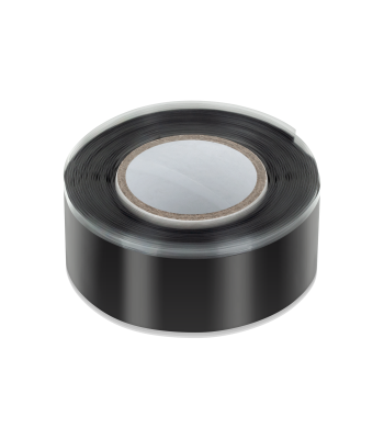 Isevulkaniseeruv teip REBEL, must, 0,8 mm x 19 mm x 2,5 m