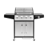 Gaasigrill – 5 põletit, ruum gaasiballoonile, Teesa BBQ 5007 MASTER