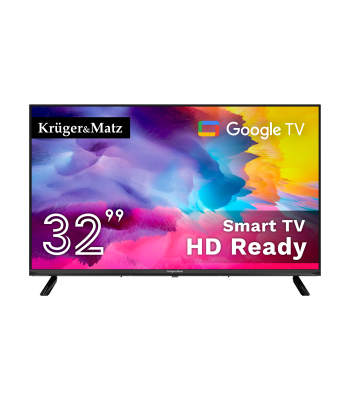 Nutiteler Google TV Kruger&Matz DVB-T2/S2/T/C H.265 HEVC KM0232HD-G 32