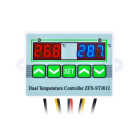 Kahe kanaliga termostaat ZFX-ST3012 E6135, 230V