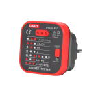 Pistikupesade tester RCD-kontrolli funktsiooniga Uni-T UT07B-EU