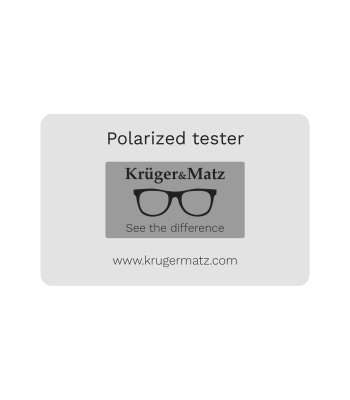 Kruger&Matz polariseerituse tester prillidele 85x54 mm