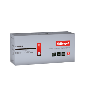 ActiveJet toonerkassett HP laserprinterile, musta värvi, kiibiga 59X CF259X
