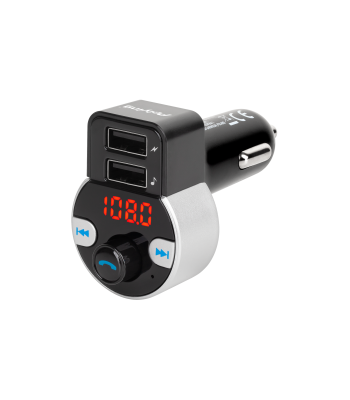 Bluetoothiga FM-saatja 2 USB-pesaga – Peiying URZ0481