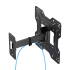 Cabletech teleri seinakinnitus, must LPA41-221 23–43″