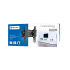 Universaalne seinakinnitus LED-telerile, vertikaalselt reguleeritav, 23–42″