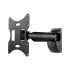 Teleri seinakinnitus, must, LCD-UCH0042 23–43″