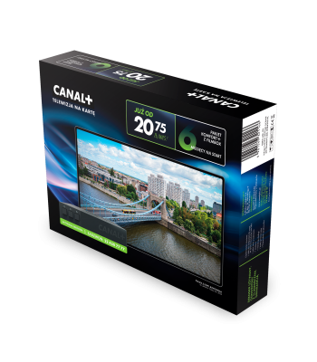 CANAL+ SmarDTV telekava ettemaksukaardiga (Komfort+ pakett 6 kuuks), DSB4300