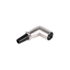 Isane nurkne mikrofonipistik kaablile, XLR 3-pin