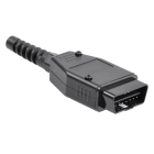 OBD II pistik trükkplaadile 66.5 x 40mm