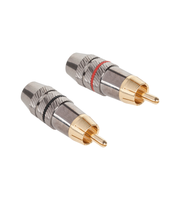 Metallist RCA-pistik, HD-291, 4.5 mm