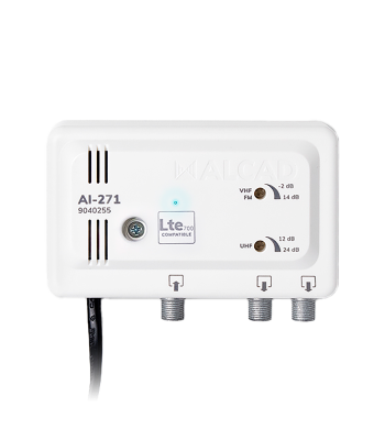 Siseantennivõimendi, 2 väljundit, LTE700, ALCAD AI-271
