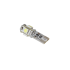 LED-autolamp, valge, 5x SMD5050, T10 (Canbus)