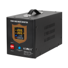 Katkematu toiteallikas KEMOT PROsinus-1000 puhta siinusega inverter laadimisfunktsiooniga, must, 12V 230V 1000VA/700W