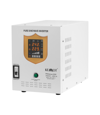 Avariitoiteallikas ja inverter KEMOT PROsinus-2200, 12V 230V 2200VA/1600W