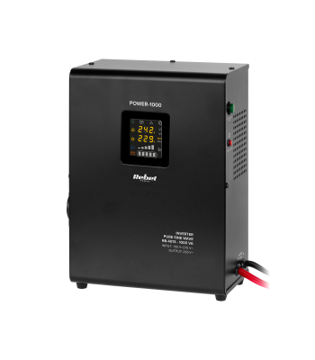 Seinale paigaldatav varutoiteallikas – puhas siinus, laadimisfunktsioon, 12V/230V, 1000VA/700W, Rebel POWER-1000