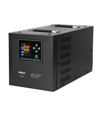 Avariitoiteallikas puhta siinuslainega inverteri ja laadimisfunktsiooniga 12 V / 230 V, 2200 VA / 1600 W, Rebel POWER-2200-LFP4