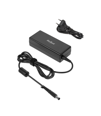 Rebel toiteadapter koos toitekaabliga HP sülearvutile, 90 W / 19 V / 4,62 A / 7,4 × 5,0 × 12 mm