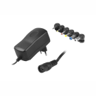 Reguleeritav toiteadapter, 3 V–12 V, 2000 mA, 6 pistikut LXG287