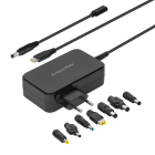Universaalne toiteadapter Kruger&Matz Power Delivery funktsiooniga, 90 W, 7 otsikut
