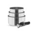 Roostevabast terasest pottide komplekt, Teesa COOK EXPERT SINGLE HAND
