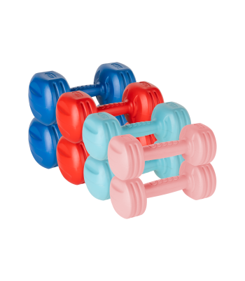 Bituumenhantlite komplekt Rebel Active, 20 kg (2 x 1 kg + 2 x 2 kg + 2 x 3 kg + 2 x 4 kg)