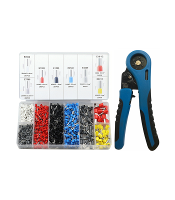 Isoleeritud kaablikingade komplekt koos pressitangidega kuni 10 mm² E6223