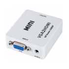 VGA + audio – HDMI-adapter, 60mm x 54mm x 20mm