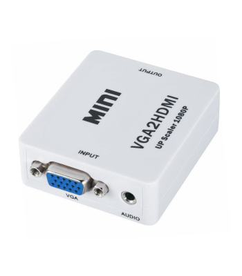 VGA + audio – HDMI-adapter, 60mm x 54mm x 20mm