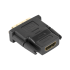 DVI-adapter, pistik – HDMI-pesa, dual link, DVI (24+1)